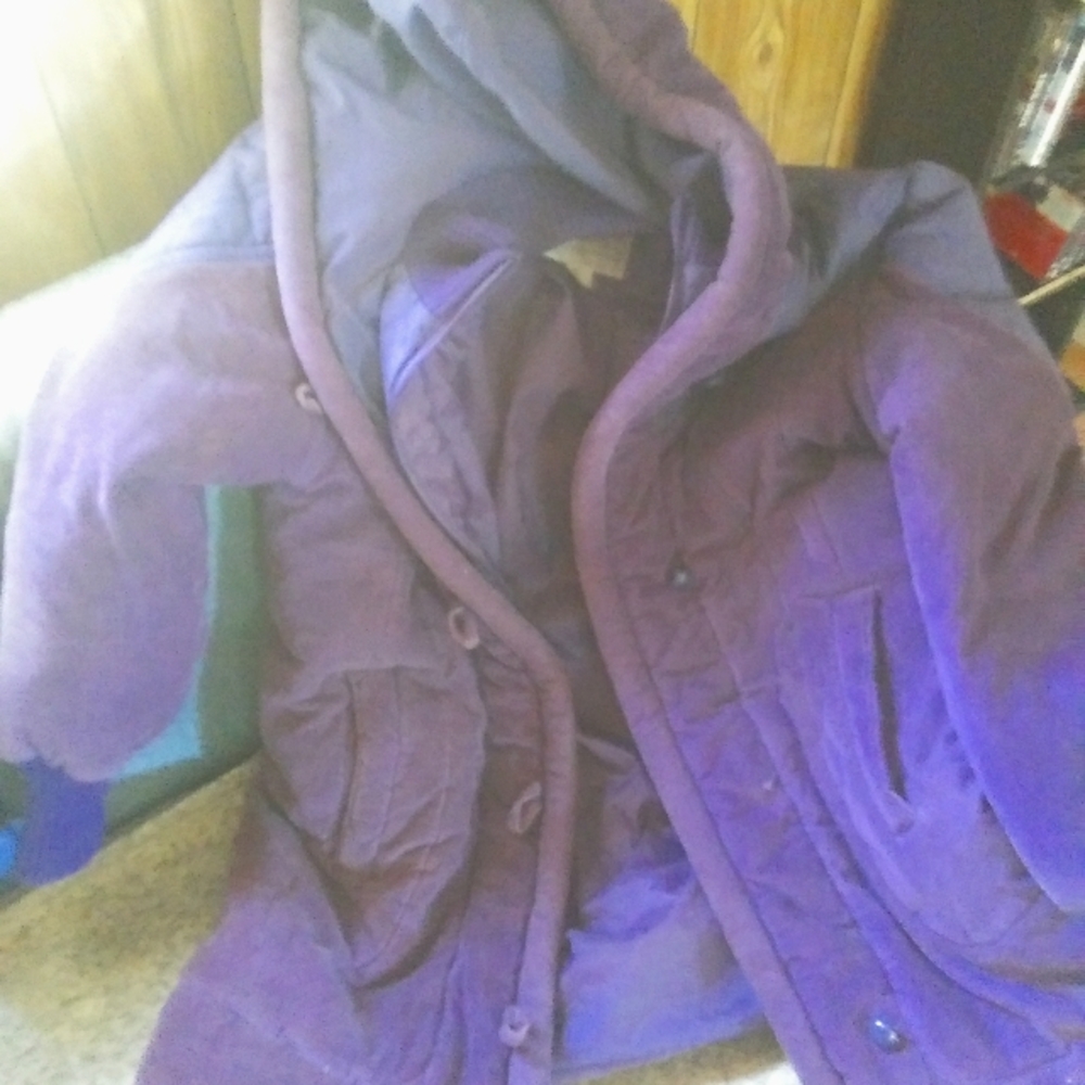 A winter purple womens coat for $20